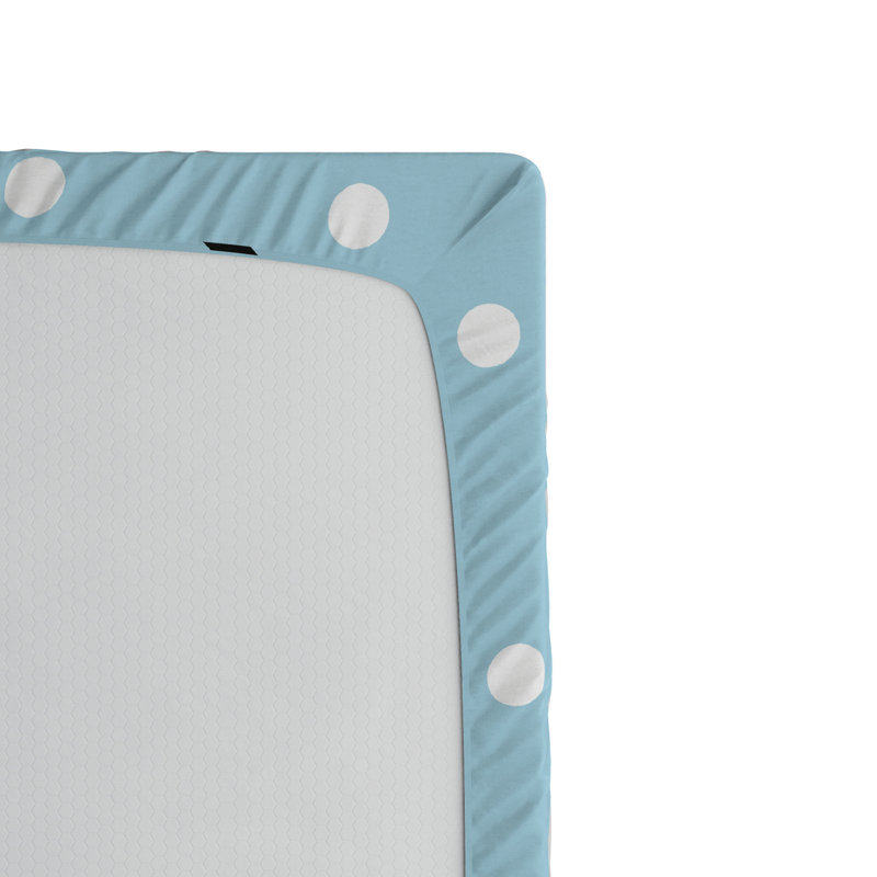 Drap-housse pois dessiné à points, Drap-housse simple TG