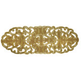 Hand Beaded Lace Circular Runner