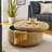29.9'' Wide Tufted Round Ottoman with Storage-1998902221