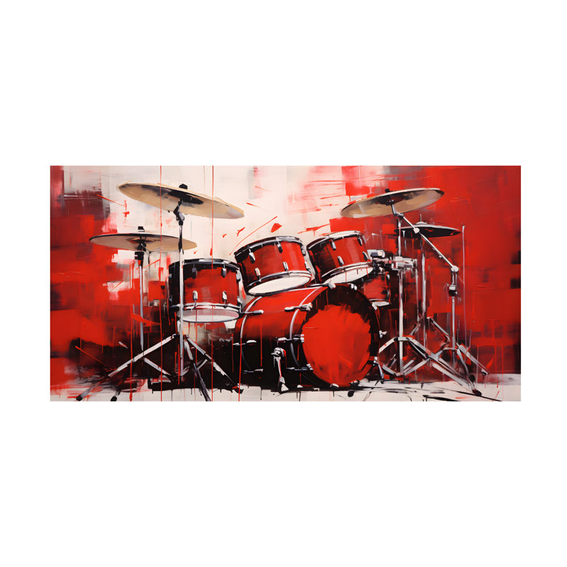 Art sur toile Sean Parnell Drums 11, H 10 po x l 19 po