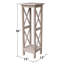 Solid Wood X-Sided Plant Stand-1680246631-1680246630