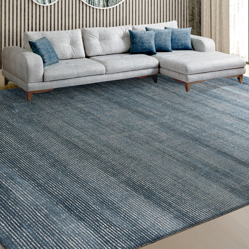 Wool Area Rug, Rectangle 8' x 10'