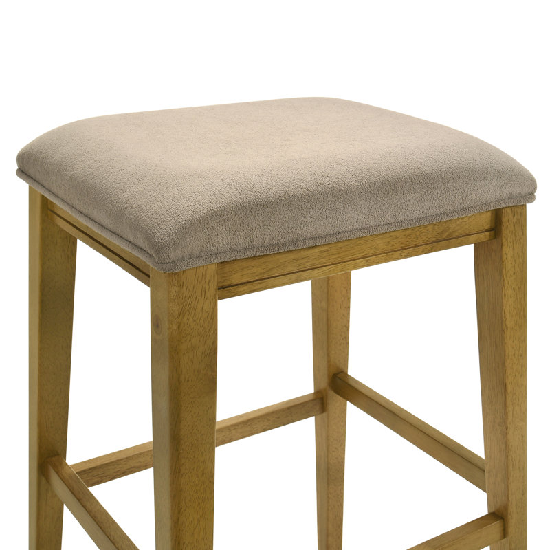 Ensemble de 4 tabourets de bar Jane, Taupe Seat/ Amber Glow Frame, 4, Tabouret de bar (siège d'une hauteur de 30 po)