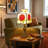 15" Tiffany Rose Table Lamp (Bulb Include)