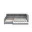 Lit plateforme simple en L avec lit gigogne et tiroir-2059477958