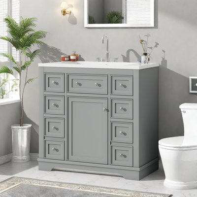 Meuble-lavabo 36 po sans lavabo, base d'armoire seulement