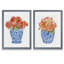 «Sweet Peony I» par Vincent Van Gogh, ensemble de 2 reproductions d'art encadrées-988881495-1060886536-1060886539