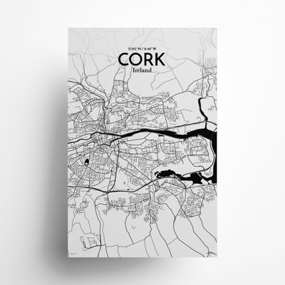 Cork City Map, impression