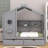 Sieger Wooden House Bed with 2 Drawers with Storage Shelf-1044632752-1044632755