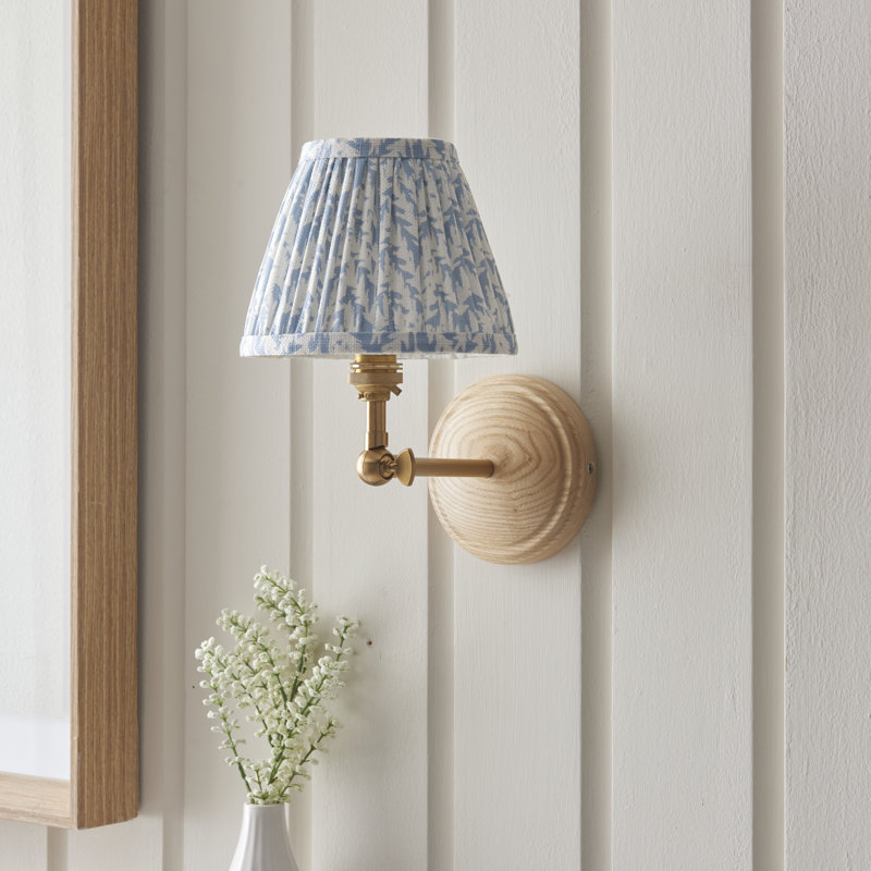 Wood Wing Armed Sconce