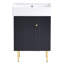Meuble-lavabo 21,6 po avec lavabo en céramique-312684887