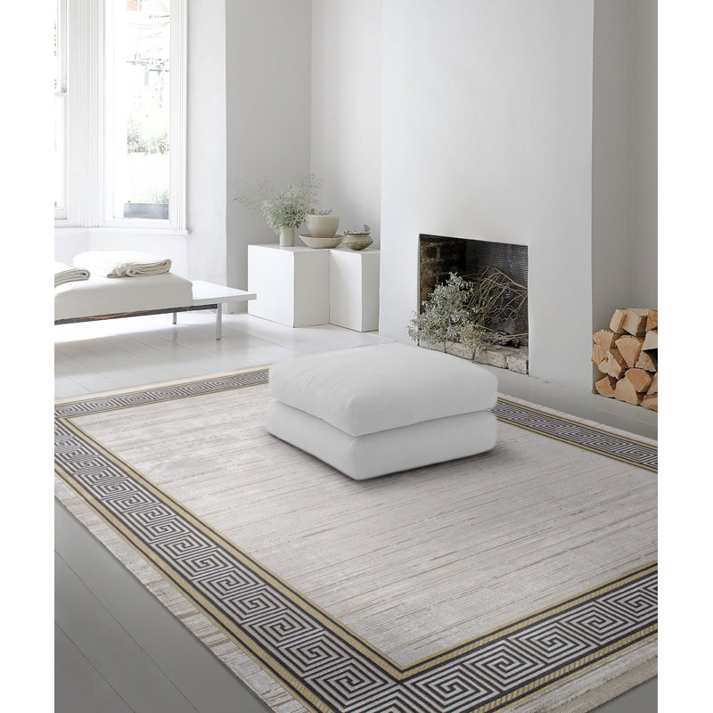 Ternan Geometric Indoor Rug, Rectangle 2'7" x 5'