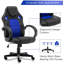 Fauteuil de jeu inclinable, ergonomique et réglable pour PC-1661377373