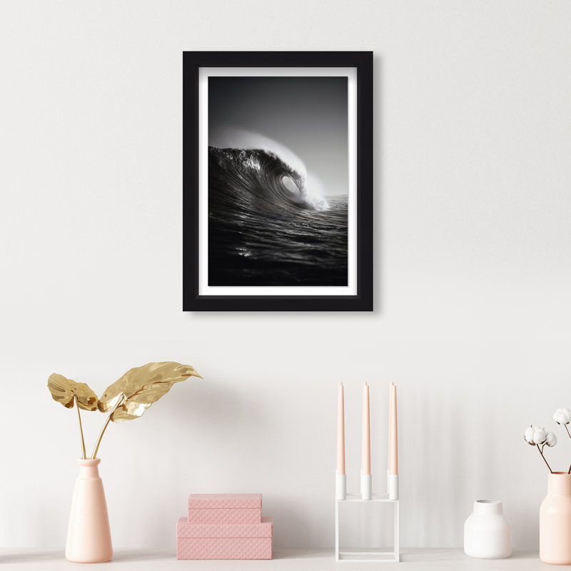 Tectonic Flow II Print by Oliver Gal, 37.5"H x 25.5"W, Black Shadowbox