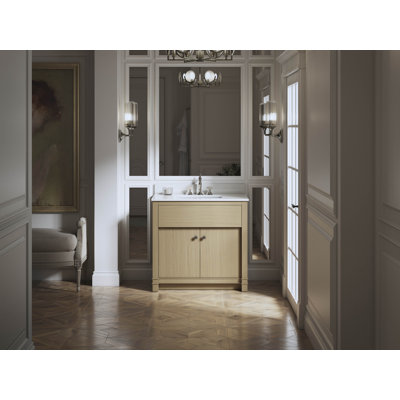 Alouette 36 In. Bathroom Vanity Cabinet With Sink And Quartz Top -  Kohler, K-33266-WEK