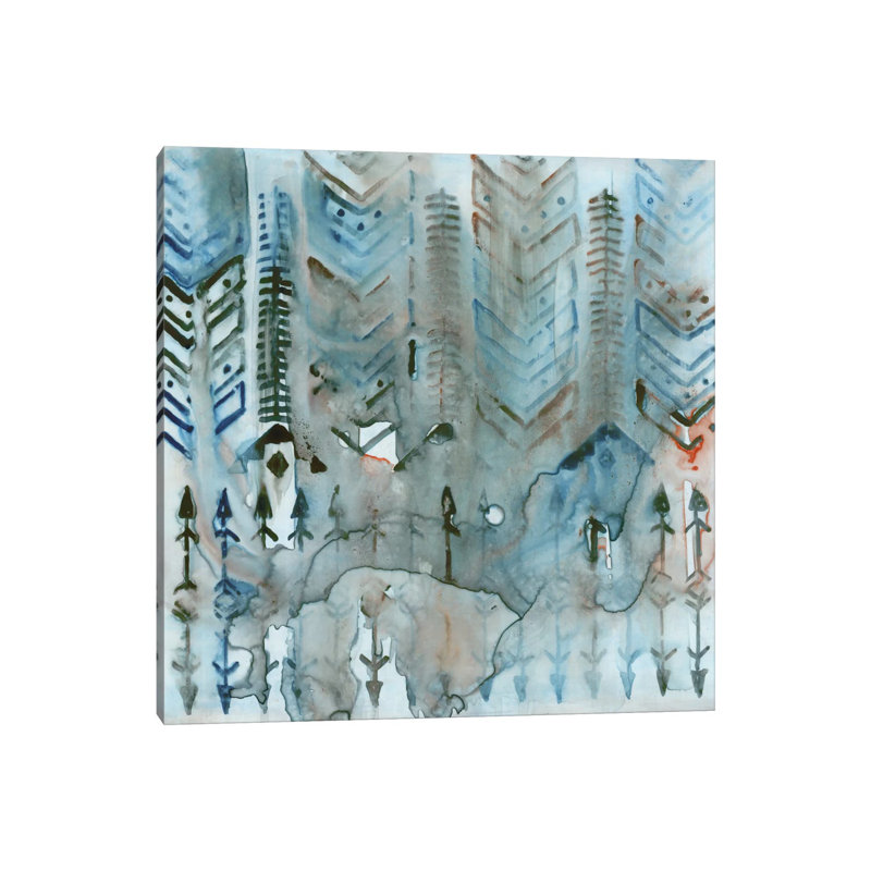 Mezzoteal II 1 Piece Wrapped Canvas Painting, 30.48 cm H x 30.48 cm W
