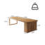 Bureau de direction rectangulaire avec armoire Rochelly-232847182