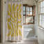 Rideau de douche standard jaune 1 pièce-1820570968