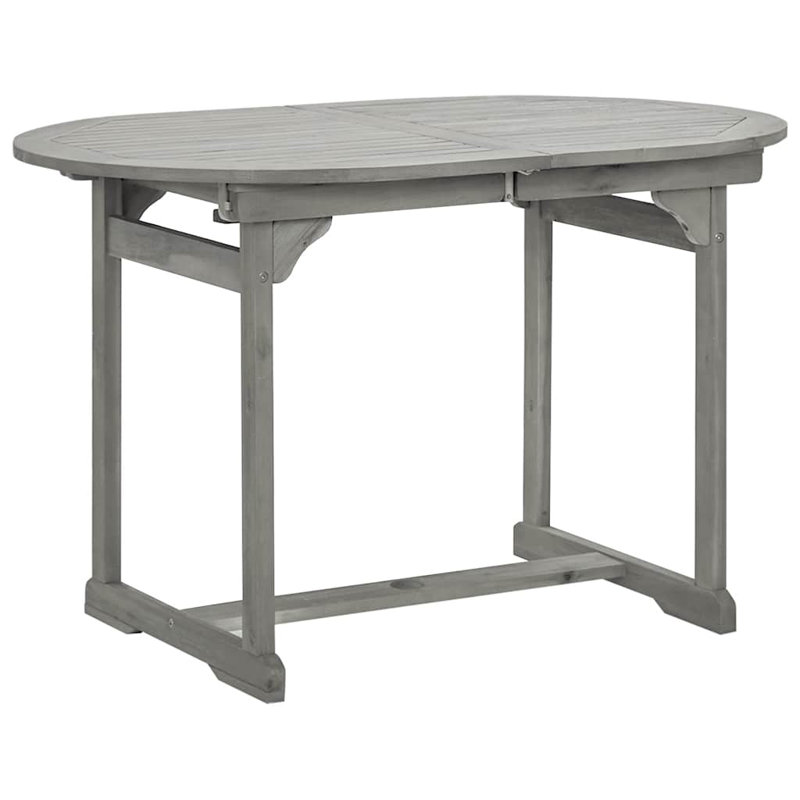 Table basse en bois, L 39,4 po x L 47,2 po x H 29,5 po, gris