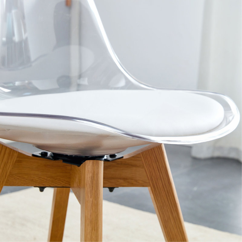 Chaise de salle à manger 4 pièces (blanche)