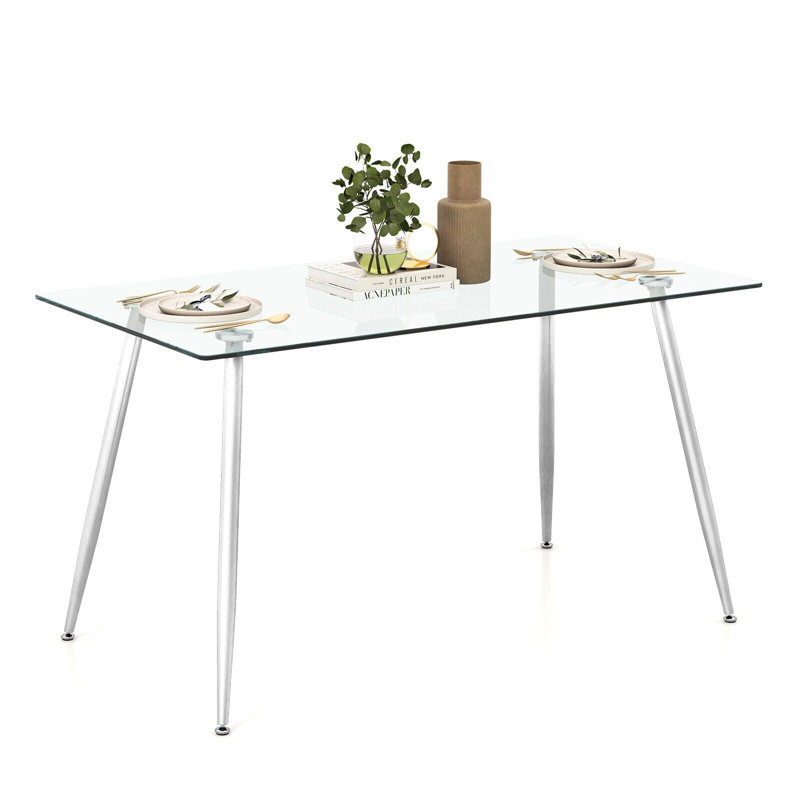 Danas Glass Top Dining Table