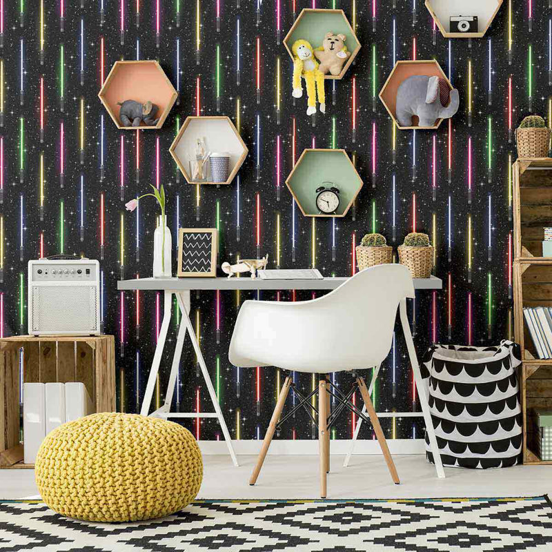 Peel & Stick Geometric Tile, 102" L x 24" W