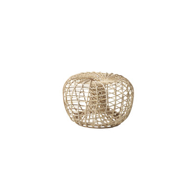 Nest 25.6" Wide Round Footstool Ottoman