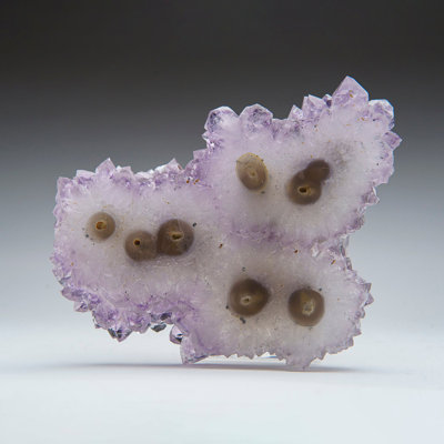 Amethyst Stalactite Slice From Uruguay (259.8 Grams)