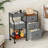 Baby Diaper Caddy Organizer and Storage - 3 Tier Rolling Cart with Dividers and Drawers, 13"D x 31.89"W x 33.5"H-113244432