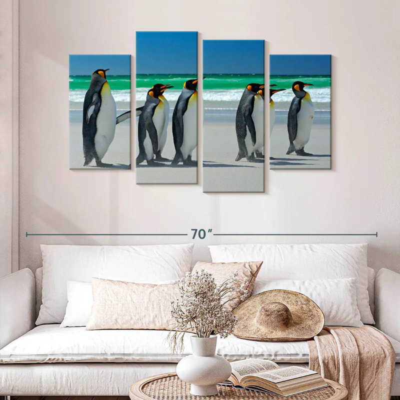 Brampt Penguin Buddies, 32" H x 52" W