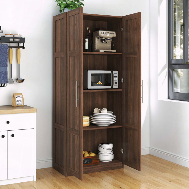 Armoire de rangement Pantry, Noyer