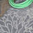 Jarien Modern All-Over Floral Navy/Gray Indoor/Outdoor Rug-69806771