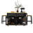 48 Inch Large Kitchen Island With Drop Leaf,Power Outlet,Internal Storage Rack,Rolling Kitchen Storage Cart On 5 Wheels With 5 Open Side Racks,For Kitchen,Dining Room-165762617