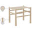 Banc rembourré en cuir naturel végétalien Santos-2033543539-2033543538