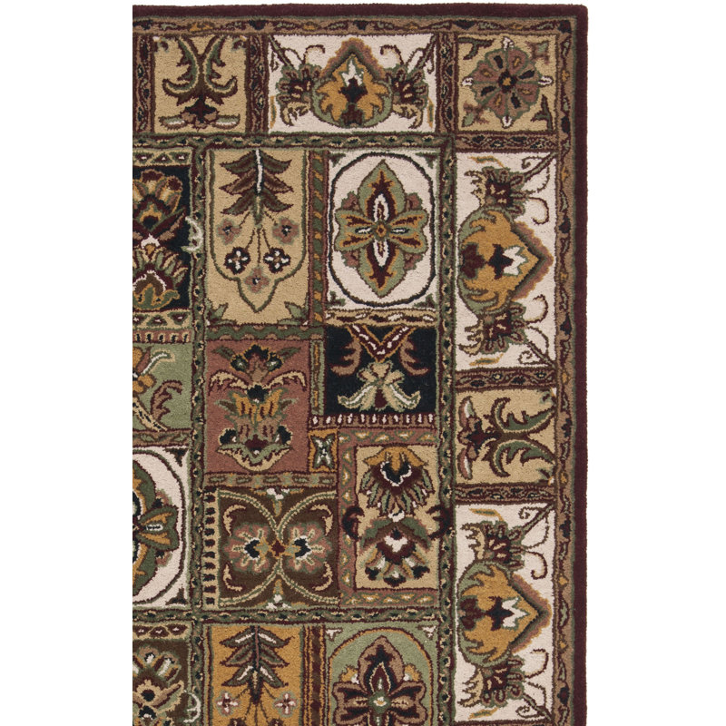 Tapis oriental en laine touffeté à la main Tosca, Rectangle 8 pi 3 po x 11 pi