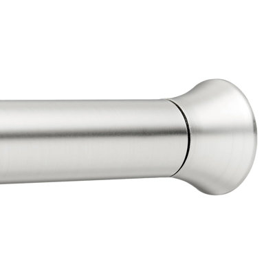 Tringle à rideaux à tension réglable avec embouts classiques - aucune installation de perceuse, fabrication en métal durable, convient aux fenêtres, aux douches et aux placards