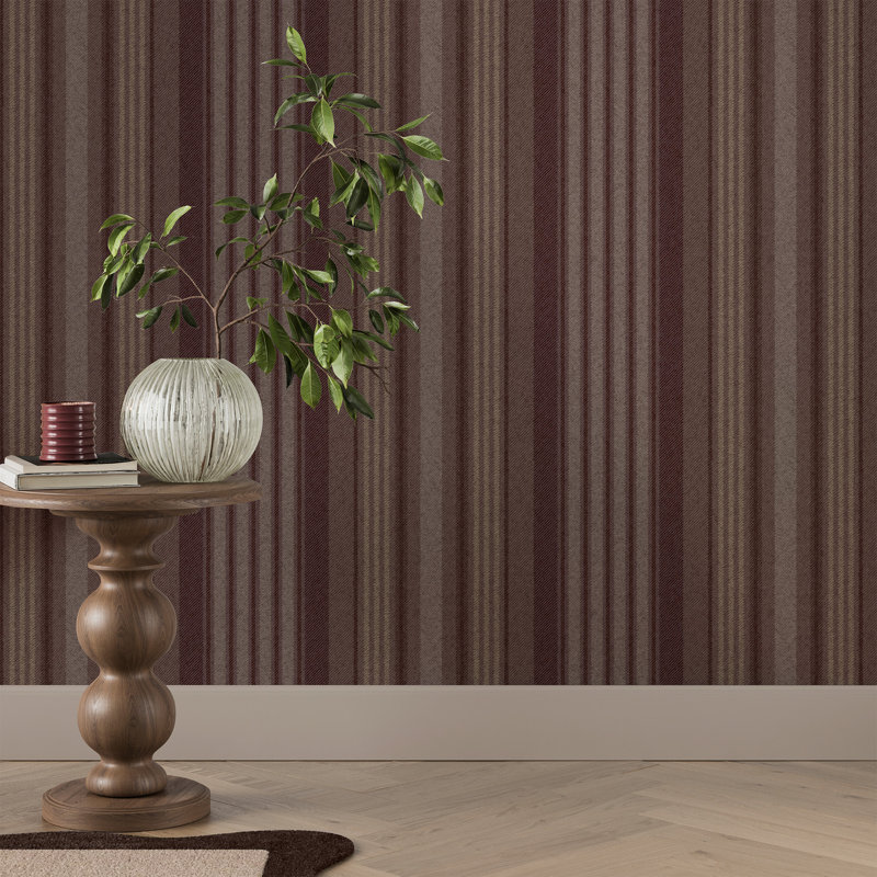 Superfresco Easy Loom Stripe Wallpaper, Purple
