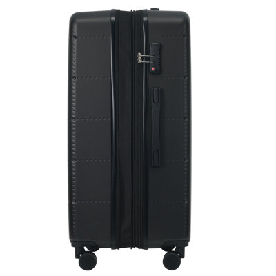 Hardside Luggage Set 5 Piece With Bags,20In Half-Opening Carry On Luggage With USB Port, Expandable 24In 28In Luggage With Double Spinner Wheels TSA Lock