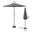 Aaroon 300cm Tilt Market Parasol-57368142