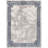 Kampen Abstract Modern Glam Blue Area Rug-92535198