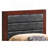 Charming Twin Bed With Cherry Finish