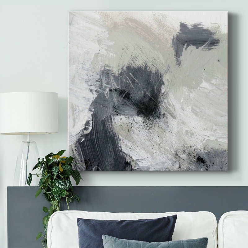 Muddled Neutrals VI-Gallery Wrapped Canvas, 16" H x 16" W