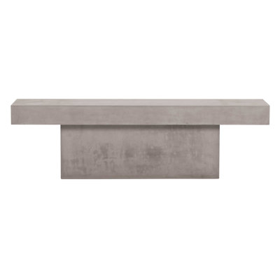 Perpetual T-Bench Concrete Garden Bench by Seasonal Living