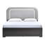 Grand lit (matelas non inclus), wengé