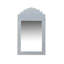Crown Flat Beveled Wall Mirror