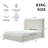 Carmen Upholstered Wingback Bed-1109086680-1122909131