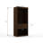 Mulberry Contemporary Modern Open Wardrobe Closet with Drawers and Adjustable Shelves in Chestnut Brown-1460331510