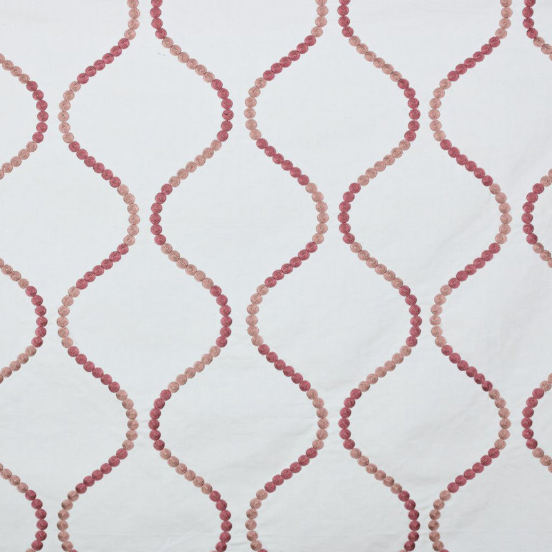 Button Trellis Fabric, Rose Quartz