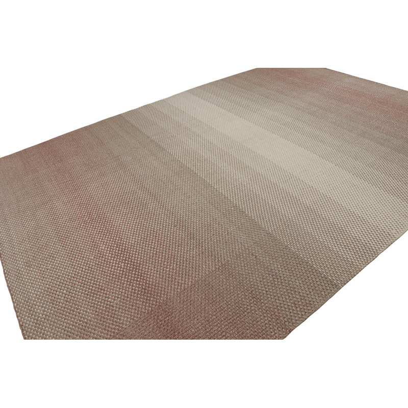 Hand Woven Cotton and Wool Area Rug