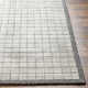 Jacey Geometric Handmade Tufted Light Gray Area Rug
